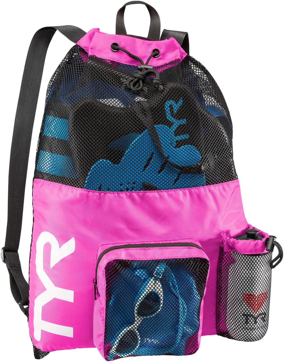 Sundpoki 40l Mesh Bleikur