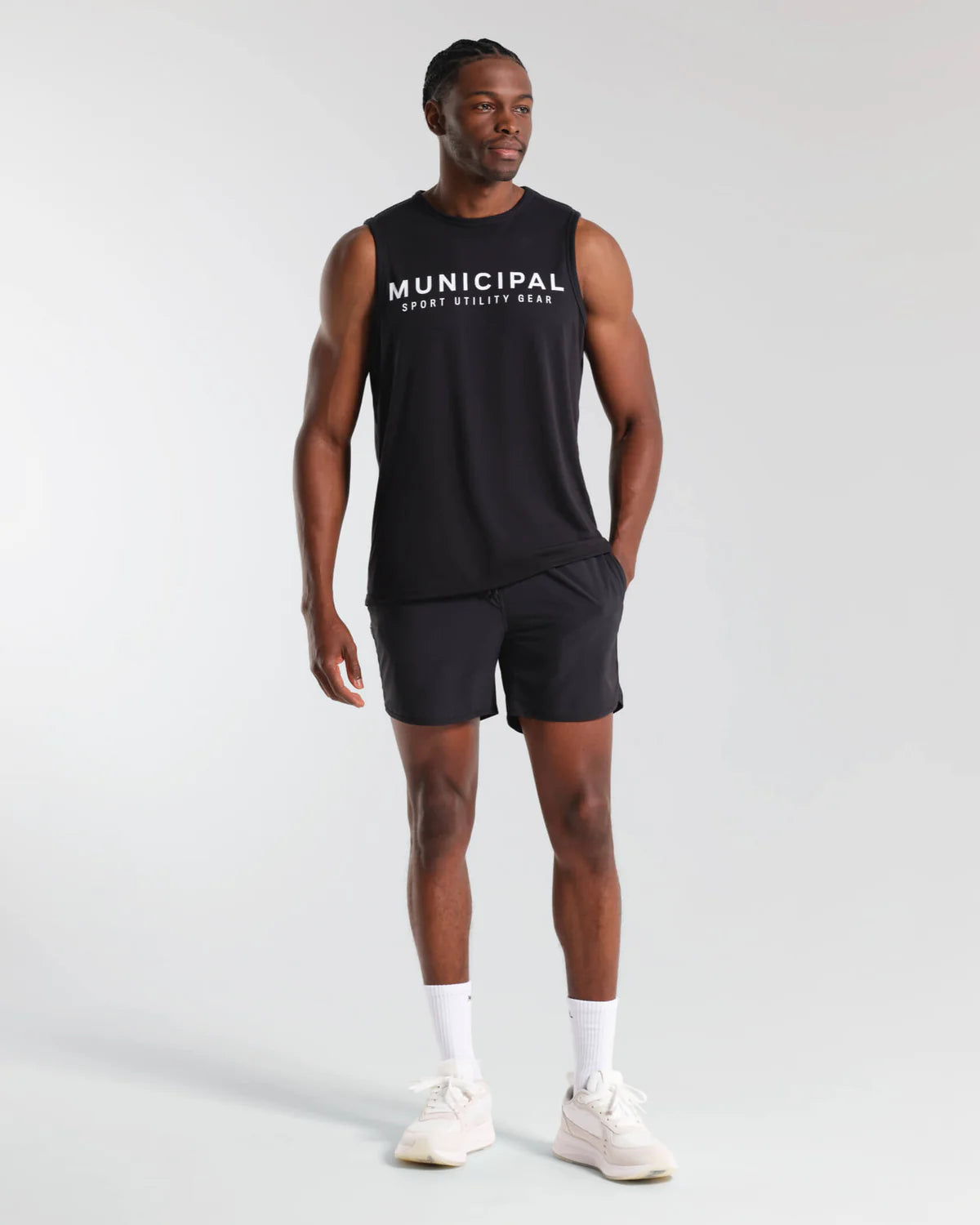 4:AM CLUB Tank Top Black