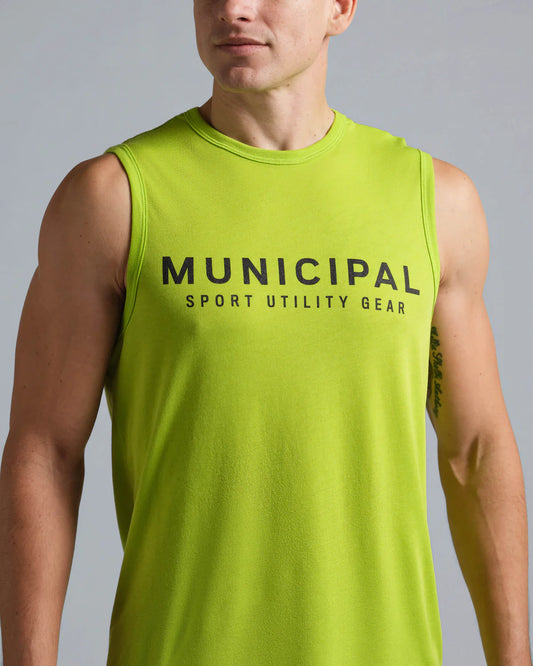 4:AM CLUB Tank Lime